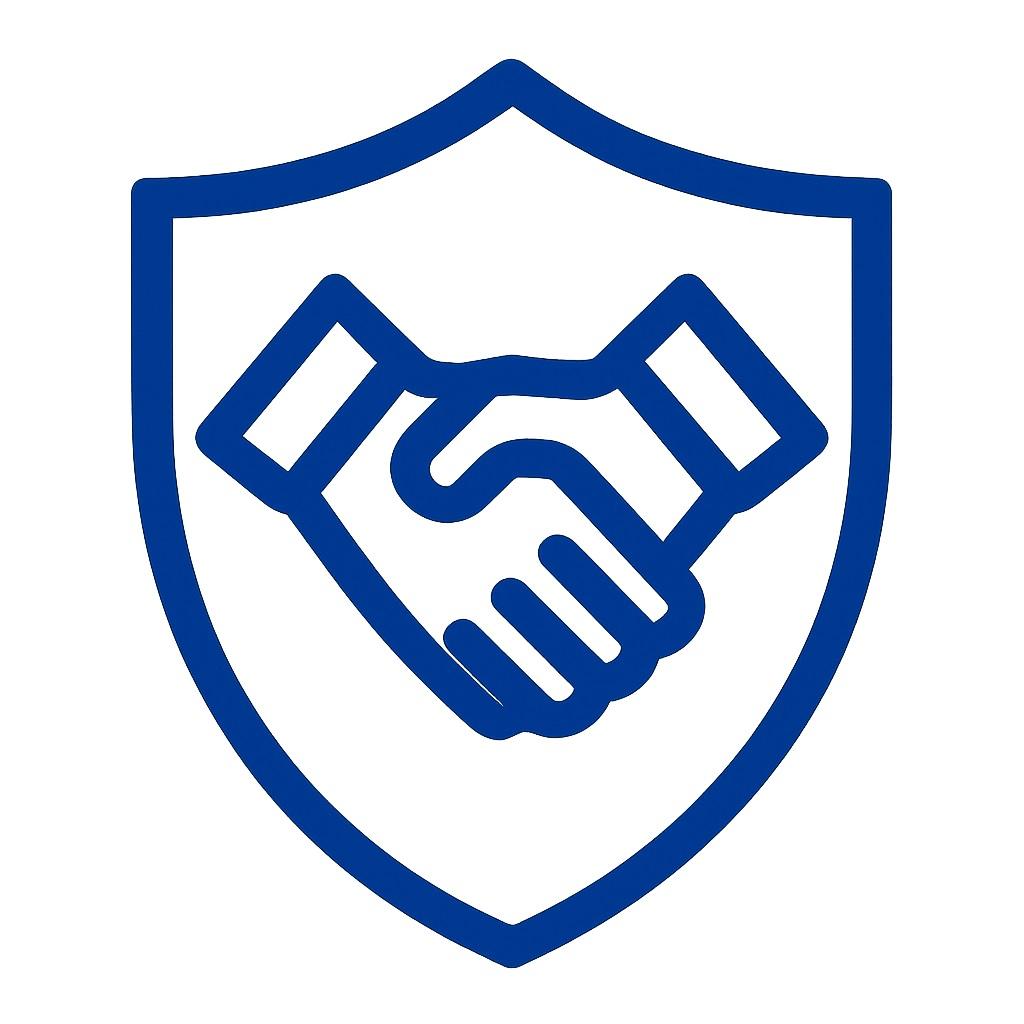 Icon for building brand trust through content marketing.