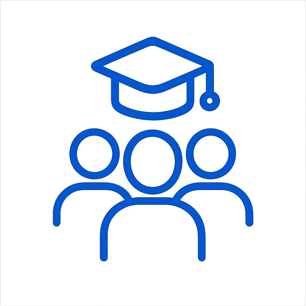 Icon for employee cybersecurity training.