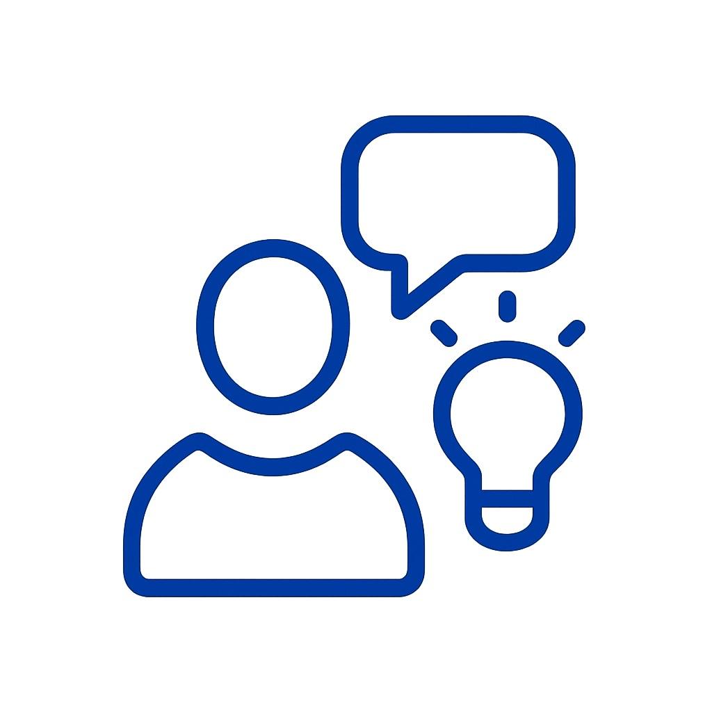 Icon for patient guidance and tech support.