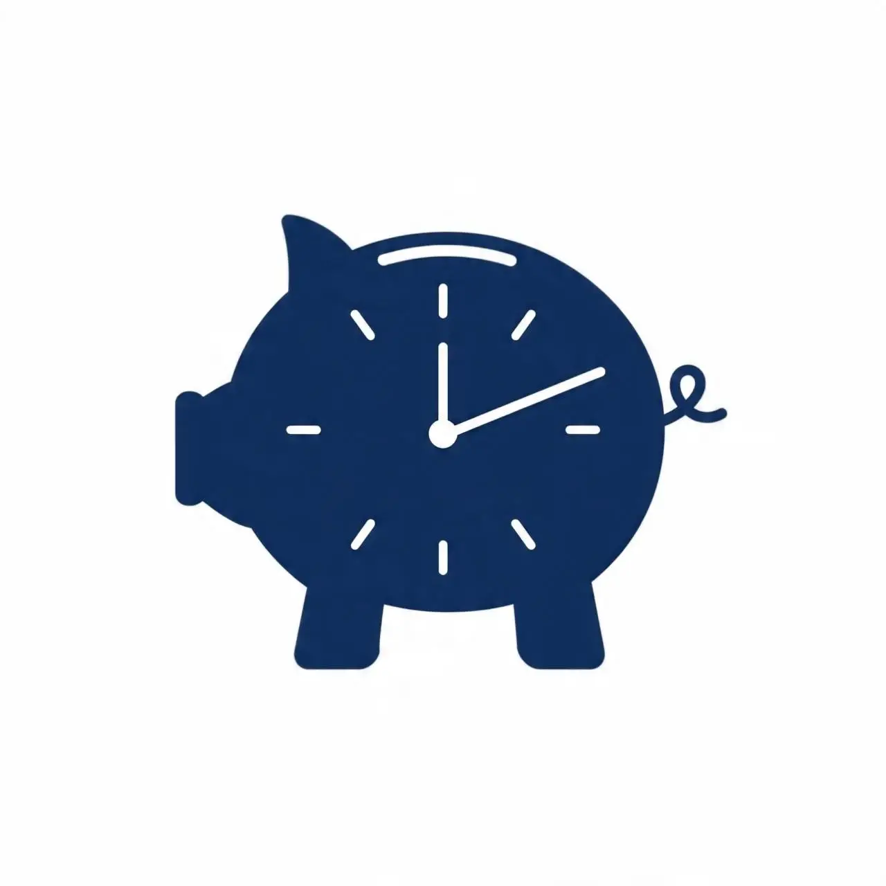 Icon representing saving time and money with LavaDans Technical VA services.