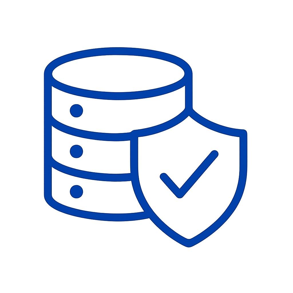 Icon representing data breach prevention.