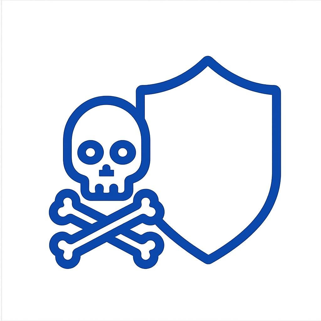 Icon for defending against ransomware attacks.
